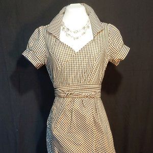 Cool Structured Taffeta Wrap Dress